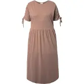 Ulla Popken Midikleid in hellbraun | Gr.: 54-56