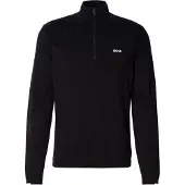 BOSS Pullover aus Baumwolle mit kurzem Reißverschluss Grösse XXL