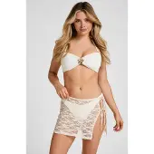 Hunkemoller Beach Skirt Sunset Lace Weiß