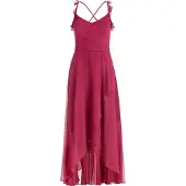 Vera Mont Abendkleid "Damen mit Volant" Ohne Tasche Wickel-Design