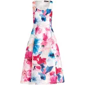 Vera Mont Cocktailkleid "Damen mit Kellerfalten" Nahttasche