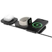 Belkin BoostCharge Pro, Drinnen, AC, USB, Kabelloses Aufladen, 1,5 m, Schwarz