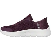 SKECHERS Slip-On Sneaker "GO WALK FLEX-GRAND ENTRY", Damen, Gr. 37, Textil, rot (burgunderrot), Schuhe Slip-On Sneaker, Slipper mit Slip-ins zum Schlupfen