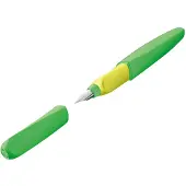 Pelikan 807258, Grün, Kartuschenfüllsystem, Edelstahl, Beidhändig, Deutschland