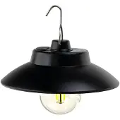Luxula LED Solar-Hängeleuchte 200 lm warmweiß schwarz IP54 dimmbar