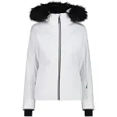 CMP Woman Jacket Zip Hood bianco (A001) 36