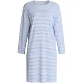 Calida Nachthemd "Lovely Nights" Langarm, Rundhals, Pure Cotton, Single Jersey, weich, atmungsaktiv