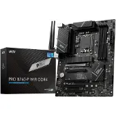 MSI PRO B760-P, Intel, LGA 1700, Intel Celeron, Intel Core i3, Intel Core i5, Intel Core i7, Intel Core i7..., LGA 1700, DDR4-SDRAM, 128 GB