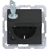 Hager WAS1115BM SD SCHUKO KLD Ax/Cx nachtschwarz matt