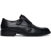 BOSS Monkstraps aus Leder mit doppeltem Riemen Grösse 42