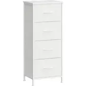 Songmics Kommode Bellah in Weiß - (B)39.6 x (H)95.2 x (T)30 cm | Gr.: onesize
