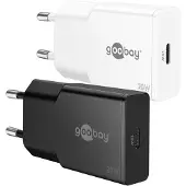 Goobay USB-C PD GaN Schnellladegerät Slim (20 W) weiß 1x USB-C-Anschluss (Power Delivery)