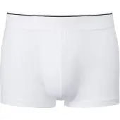 Calida Boxershorts "Pure & Style", Herren, Gr. M (50), weiß, Single Jersey, Obermaterial: 94% Baumwolle, 6% Elasthan, körpernah, Unterhosen Boxershorts, maskulin, Nadelzug-Design, ohne Eingriff