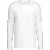Calida Langarmshirt "Cotton Code" Rundhals-Ausschnitt, Single Jersey, formstabil, elastisch, weich