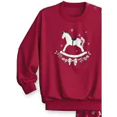 Calida Pyjama in deep red | Gr.: 104/110