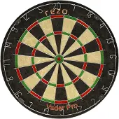HQWear Dartscheibe - VADER PRO - Zielscheibenset und 6 Darts inklusive - Sisalfasern - REZO