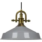 Bamyum Pendelleuchte | Asletl-Marine | Metall Pendelleuchte Industrial Grau Vintage Hängelampe