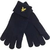 Lyle & Scott Handschuhe aus Merinowollmischung – Marineblau