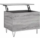 vidaXL Couchtisch Grau Sonoma 60x44,5x45 cm Holzwerkstoff