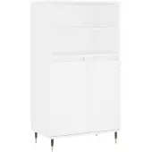 vidaXL Highboard Weiß 60x36x110 cm Holzwerkstoff