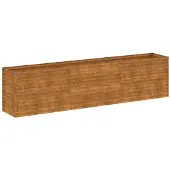vidaXL Garten-Hochbeet 291 x 50 x 69 cm Cortenstahl
