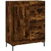 vidaXL Sideboard Räuchereiche 69,5x34x90 cm Holzwerkstoff