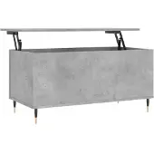 vidaXL Couchtisch Betongrau 90x44,5x45 cm Holzwerkstoff