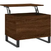 vidaXL Couchtisch Braun Eichen-Optik 60x44,5x45 cm Holzwerkstoff