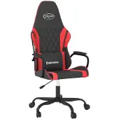 vidaXL Gaming-Stuhl Schwarz und Rot Kunstleder