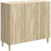 vidaXL Sideboard Sonoma-Eiche 89 x 34,5 x 80 cm Holzwerkstoff