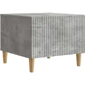 vidaXL Couchtisch Betongrau 49 x 50 x 40 cm Holzwerkstoff