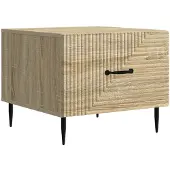 vidaXL Couchtisch Sonoma-Eiche 49 x 50 x 40 cm Holzwerkstoff
