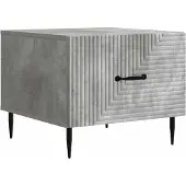vidaXL Couchtisch Betongrau 49 x 50 x 40 cm Holzwerkstoff