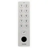 Tedee Keypad Pro Zahlentastatur inklusive Fingerprint Zutrittskontrolle, 125x33x23,5mm, weiß