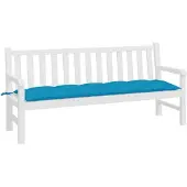 vidaXL Gartenbank-Auflage Hellblau 180x50x7 cm Oxford-Gewebe