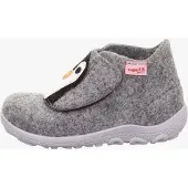 Superfit Happy Octi Hausschuhe, Grau/Schwarz, 26