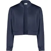 Vera Mont Satin Jacke Modell 8541, Größe 36, verschlusslos, 48 cm Gesamtlänge