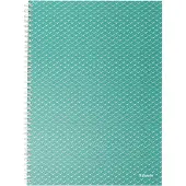 Esselte Notesbog Ess Colour'Breeze A4 linj. gr?n - (4 stk.)