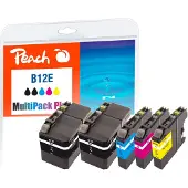 Peach Tinte Brother LC-12E MultiPack+