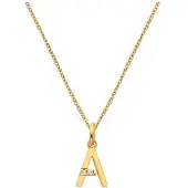 Hot Diamonds A Jac Jossa Soul Gold Plated Necklace DP939 (Chain. Pendant)