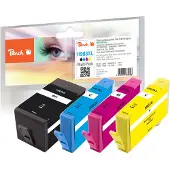 Peach PI300-864, Hohe (XL-) Ausbeute, Schwarz, Cyan, Magenta, Gelb, 25 ml, 12 ml, 4 Stück(e), Multipack
