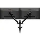 AOC AD110D0 Dual Arm, Klemme /Bolzen, 9 kg, 33 cm (13 Zoll), 68,6 cm (27 Zoll), 100 x 100 mm, Schwarz