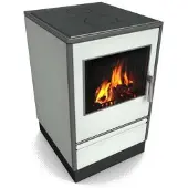 Glutos Küchenofen | HHS 03 S | 6,5 kW | Weiß | Scharnier links