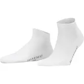 Falke Sneakersocken , Herren, Gr. 45-46, Sockengröße, weiß, Obermaterial: 83% Baumwolle, 15% Polyamid, 2% Elasthan, Socken Sneakersocken