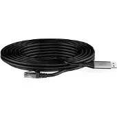 Digitus USB-A - RJ45 Ethernet Kabel, 1Gbit/s, 3m, 3 m, Cat6a, S/FTP (S-STP), RJ-45, Schwarz