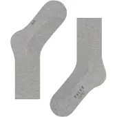 Falke Family Damen Socken, 35-38, Grau, Uni, Baumwolle
