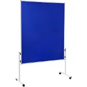 Legamaster Moderationswand ECONOMY, Filz, blau