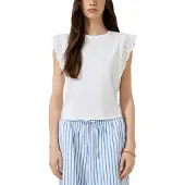 QS -qs T-shirts White Größe: XXL | Hemden Outlet | Damen | Weiß