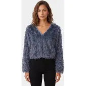Studio Amaya Bridget Top Blue Größe: M | Longsleeves Outlet | Damen | Blau