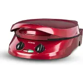 H.Koenig TRT180 Multifunktionsbäcker / Kuchenbackfunktion / Antihaft-Beschichtung / 1800 W / rot